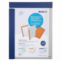 Porte-bloc Aimanté Rembordé Plastique Pour A4-bleu