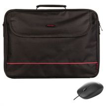 Kit De Bureau : Sacoche 16" Et Souris Filaire - Ngs