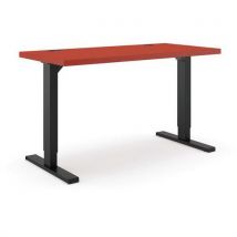 Bureau Premium Réglable Elements Solid 1380 - Rouge - Noir
