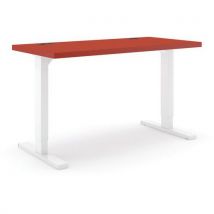 Bureau Premium Réglable Elements Solid 1380 - Rouge - Blanc