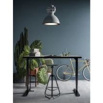Bureau Elements Solid 1800 Avec Chargeur Qi - Blanc - Noir