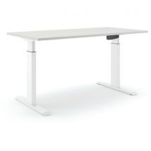 Bureau Réglable Aluforce Pro 140 M - 200x80cm - Blanc Gris