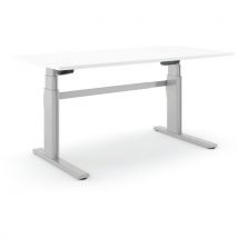 Bureau Réglable Aluforce Pro 250 M - 200x80cm - Blanc