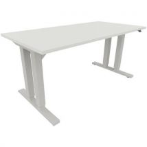 Bureau Réglable Heavy Duty Double - 1530 Mm - Blanc