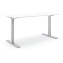 Bureau Réglable Steelforce Pro 370 Sls 200cm - Argent Blanc