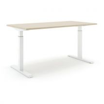 Bureau Réglable Steelforce Pro 370 Sls 200cm - Blanc Chêne