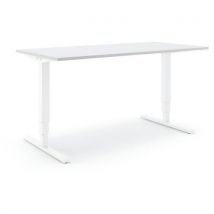 Bureau Réglable En Hauteur Steelforce Pro 400 - Blanc - Gris