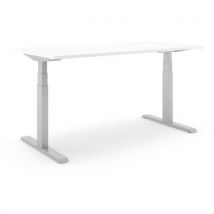 Bureau Réglable Steelforce Pro 670 Sls 160cm - Argent Blanc