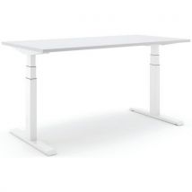Bureau Réglable Steelforce Pro 670 Sls 180cm - Blanc Gris