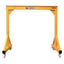 Hadef - Portique de levage 500kg - Hauteur 3m, Portée 3m - Palan électrique inclus - Certifié CE
