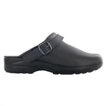 Sabot Hôpital Mado Noir En Cuir Ob E A Src Pointure 41