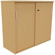 Armoire 2 Portes Coulissantes 163x72 Cm Hêtre