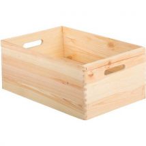 Caisse De Rangement Bois - 46 L