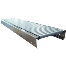 Somefi - Convoyeur Inox à Rouleaux PVC 300mm - L 2000mm - Charge 40kg/m - 3 Ans Garantie