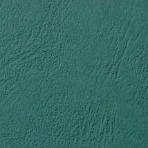 GBC - Plats de couverture LeatherGrain Vert A4 250g/m² - Finition cuir - Accessoire perforelieuse