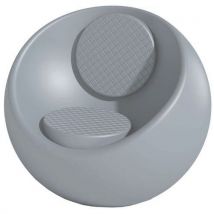 Fauteuil Rondo Gris Fenêtre Ral 7040 Assise/dossier Gris Fen Ral 7040