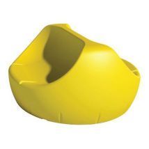 Manutan Expert - Banquette Duo 4 places 174 cm Jaune RAL 1016 - Mobilier Urbain Extérieur en Polyéthylène - 5 ans Garantie
