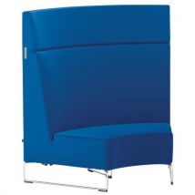 Chauffeuse D'angle Haut Dossier Loggia Tissu M1 Bleu