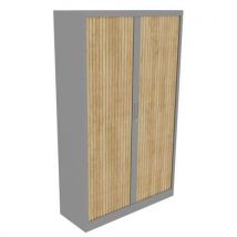 Armoire À Rideaux Classif 198x120cm Alu/chêne