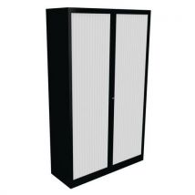 Armoire À Rideaux Classif 198x120cm Noir/blanc