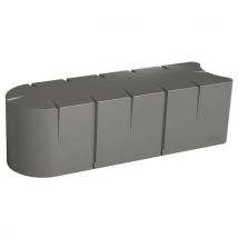 Banquette Connexio 4 Places 1412 Cm - Gris Quartz Ral 7039