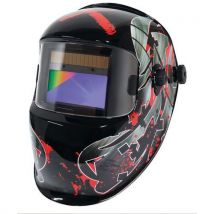 GYS - Masque de soudure Promax 9/13 G Volcano - Cellule 9-13 - Champ de vision 100x49mm - Protection DIN 15 - Léger 560g