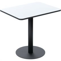 Table Restauration Mezzo Rectangle 60x80cm - Stratifié Blanc