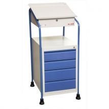 Pupitre Fimm Atelier Bloc 4 Tiroirs 4 Patins Caoutchouc