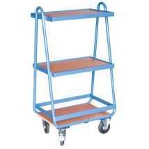 Servante Fimm Plateaux Fixes 3 Plateaux Bois 600 X 400 Mm