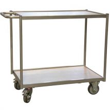 Servante Fimm 250kg 2 Plateaux 850x500mm Poignée Horizontale