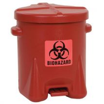 Bidons Pour Déchets Biodangereux 42x34.3cm Rouge_94bio