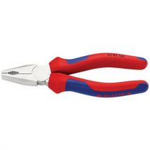 Pince Universelle 160mm Avec Tranchant - Gainage Bi-matière - Chromée