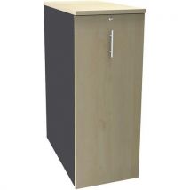 Caisson Tower H114 3 Tab. 1ds Anthracite/érable