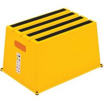 Marchepied Antidérapant - 1 Marche - Jaune - Manutan