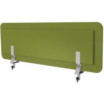 Ecran Acoustique L80 Vert Chartreux 2 Pinces Bureau Dble