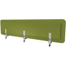 Ecran Acoustique L160 Vert Chartreux 3 Pinces Bureau Dble