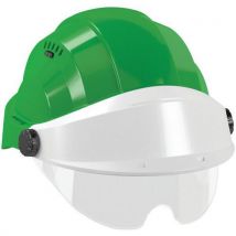 Casque Avec Lunette Orizon - Vert - Visière Blanc