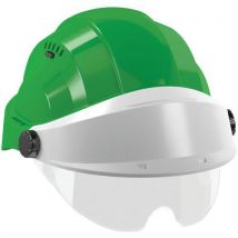 Casque Avec Lunette Orizon - Vert - Visière Gris