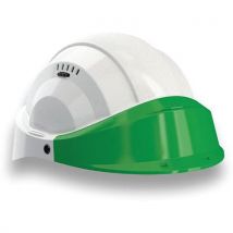 Casque Orizon - Blanc - Visière Vert