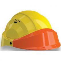 Lot de 6 - Casque Orizon - Jaune - Visière Orange