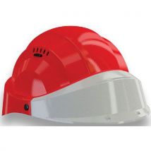 Casque Orizon - Rouge - Visière Gris