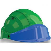 Casque Orizon - Vert - Visière Bleu