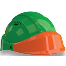 Casque Orizon - Vert - Visière Orange