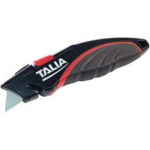 Cutter Professionnel Lame Trapèze Autorétractable Sécurisée