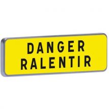 Panonceau Km9 Danger Ralentir - C2 - 900x250cm