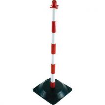 Poteau De Support- Rouge/blanc - 28kg - 90cm