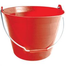 Seau Plastique Rouge - 11l