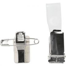 Lot de 10 - Clips Pour Badges