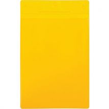 Poche Logistique À Adhésif Permanent - Portrait - A5 - Jaune