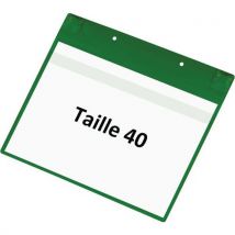 Poche Logistique À Rabat Magnétique A4 - Paysage - Vert